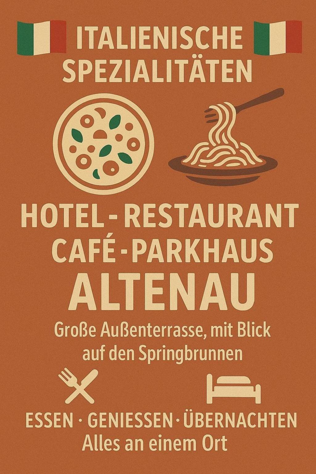 Hotel-Cafe-Restaurant Parkhaus Алтенау Екстериор снимка